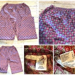 Pink Floral Block Pajama Pant